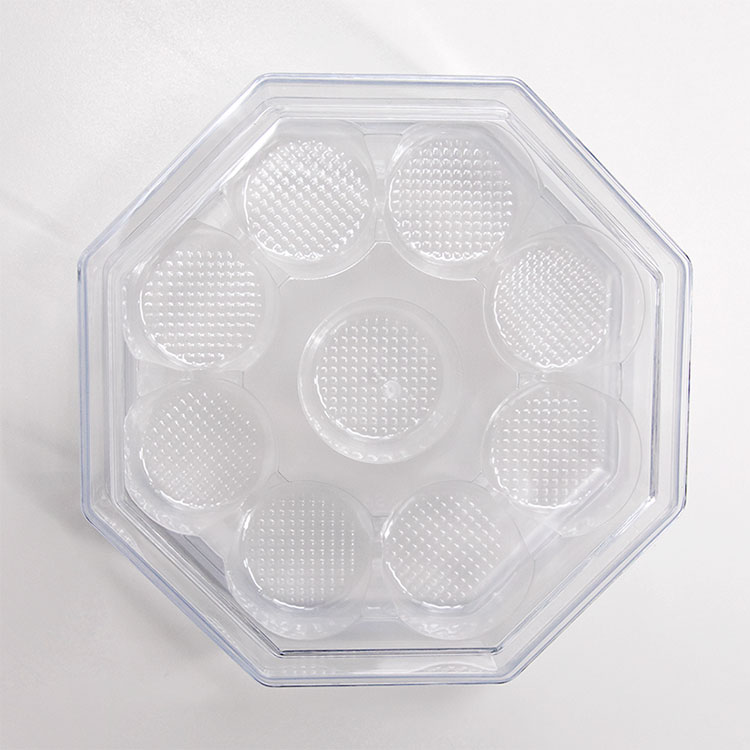 Fyrkantiga plastmatlådor